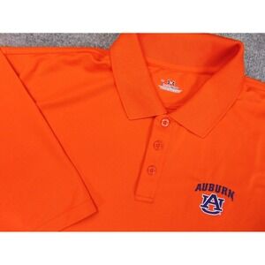 Auburn Tigers Shirt Mens Large Orange Under Armour Heat Gear